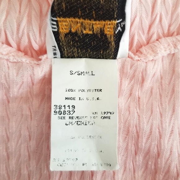 Vintage TR Bentley Pink Shortsleeve Top - Picture 5 of 5